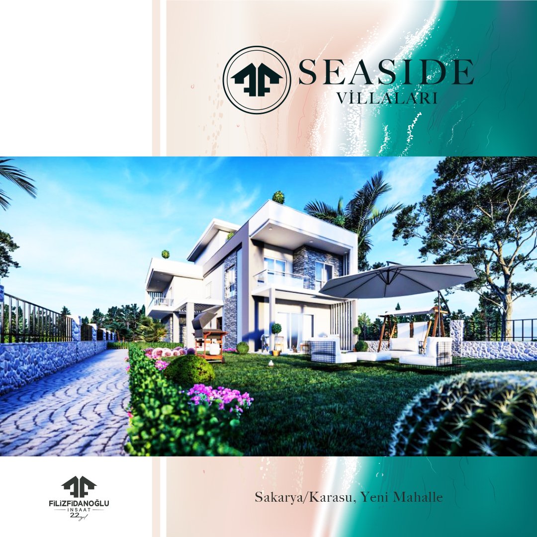 “Denize sıfır, müstakil bir yaşam hayal edin Seaside Villaları yaşam alanlarınızda size özel tasarım.”